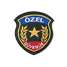 Özel Güvenlik Arması - Nakış işlemeli