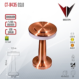 CATA CT-8435 ŞARJLI MASA LAMBASI