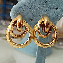 Çelik Gold Vitage Zara Model Küpe