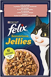 Felix Somon Balıklı Yetişkin Kedi Konservesi Pouch 85 gr