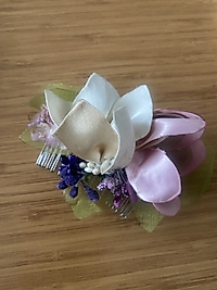 Ribbon Flower Comb