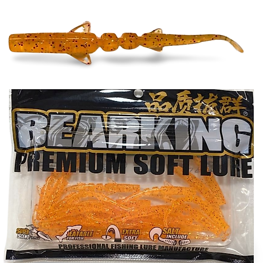 Katta Bearking Lrf Silikon Yem 6,5 cm 20 Adet (Turuncu Simli)