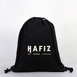 "Hafız"   Baskılı Ham Bez Sırt Çantası %100 Pamuk