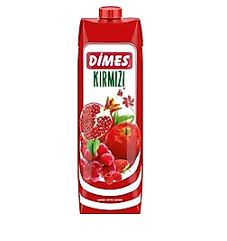 dimes tetrapak 1 lt x 12ad kırmızı meyveler