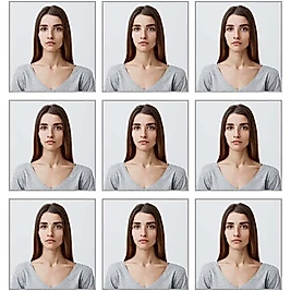 Miracix MRCKLT66 Vesikalık, Biyometrik Fotoğraf Baskısı 9 Adet