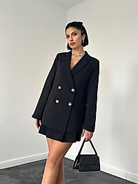 Blazer Ceket - SİYAH