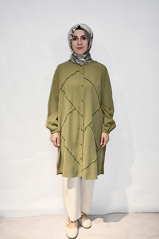 Overlok Dikişli Tunik