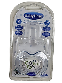 BABYTIME KİRAZ UÇLU AKİDE DESENLİ EMZİK (NO:2)