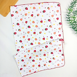 Çilek Müslin Kundak / Tek Katlı / 80x90 cm