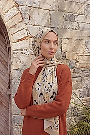 ALFA SİLK ŞAL PASTEL ÇİÇEK DESEN-2