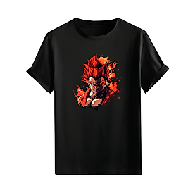 Anime Karakter Tarzı Baskılı Oversize Unisex Tişört