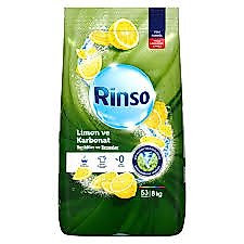 RİNSO 8KG RENKLİLER VE BEYAZLAR TOZ DETERJAN