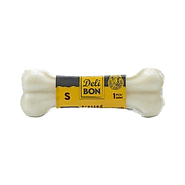 Deli Bon Deri Press Köpek Çiğneme Kemiği S (12 cm)