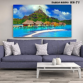 MERCAN MOBİLYA VE AKSESUAR ,70*130 DENİZ MANZARA KANVAS TABLO
