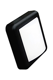 6500K Beyaz 4W Siyah Kasa Ip44 Led Duvar Apliği