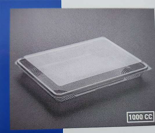 Plastik Kapaklı Ambalaj 1000 CC ( Baklava )