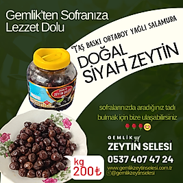 Taş Baskı Orta Boy Yağlı Salamura kg