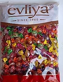 Evliya Şekerleme Bonbon Elmas Sert Atıştırmalık Ikramlık Bayram Şekeri 1 kg