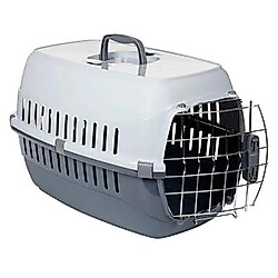 Moderna Roadrunner Metal Kapaklı Küçük Irk Köpek Ve Kedi Taşıma Kabı 58 Cm No:2 - Gri