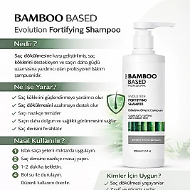 BAMBOO BASED FORTFIYING DÖKÜLME ÖNLEYİCİ SHAMPOO 400 ML.