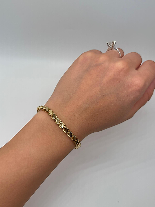 Xuping Klasik Figaro Zincir Gold Bileklik