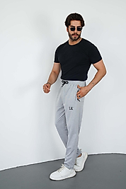 LK düz paça erkek eşofman altı (Gri)