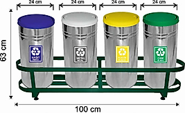 430 KALİTE PASLANMAZ GERİ DÖNÜŞÜM SETİ ( KDV DAHİL )