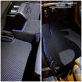 Volkswagen Golf 7 Kasa Akıllı Premium Eva Oto Paspas (Aksesuarlar Fiyata Dahil Değildir)