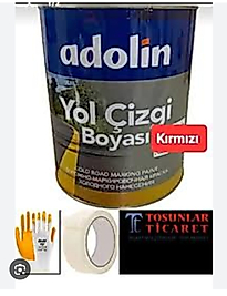 adolin yol çizgi boyası 3 kg kırmızı