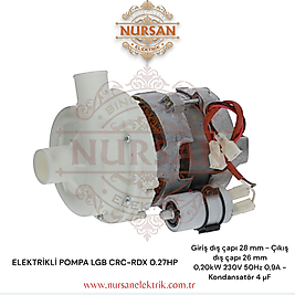 Lgb-Fır ELEKTRİKLİ POMPA LGB CRC-RDX 0.27HP