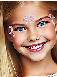 Parlak yüz taşı seti