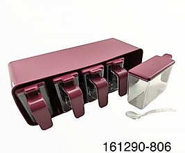 HEREVİN 5X250 cc BORDO BAHARAT SETİ 5'Lİ