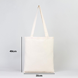 "Bir Hafız Yetişir Bir Nesil Değişir"  Baskılı Omuz Çantası Gabardin Kumaş