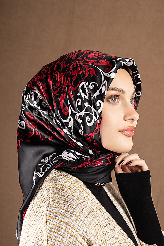 Varaklı Saten Eşarp