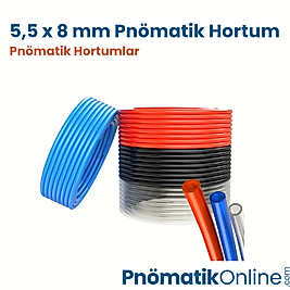 5,5 x 8 mm Pnömatik Hortum