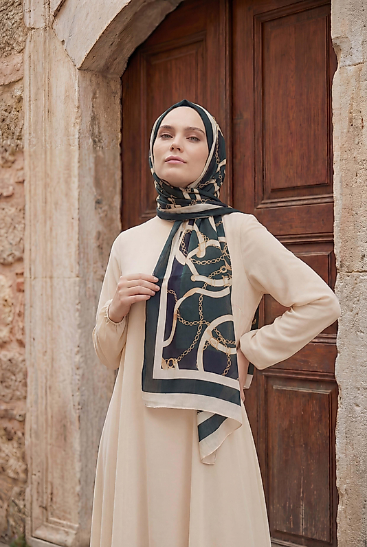 Spring Halka Desenli Şal