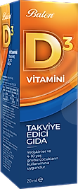 Balen D 3 Vitamini (Sıvı) 20 Ml