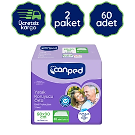 Canped Yatak Koruyucu Örtü (60x90cm) 30'lu 60 Adet