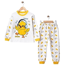 Civciv Desen Pijama Takımı