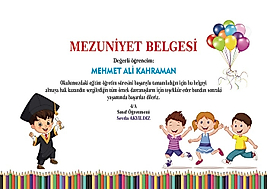 MEZUNİYET BELGESİ