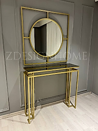 100 CM AYNA, 90X30X100 CM DRESUAR GOLD Z-21