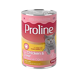 Proline Tavuklu ve Ciğerli Yetişkin Kedi Konservesi (395 g)