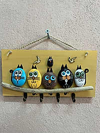 Summer Cats Keychain Hanger (C)