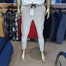 Erkek 6 Cepli Kargo Pantolon GRİ-L