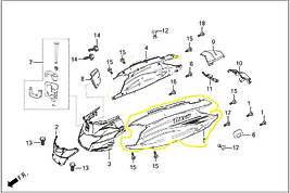 HR-ORT F3817 DASH 110 cc DIS GRNJ.ARKA GOVDE SOL BEYAZ