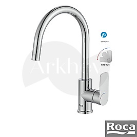 Roca Cala Döner Kuğu Borulu Eviye/Mutfak Bataryası - Krom / Cold Start A5A846EC00