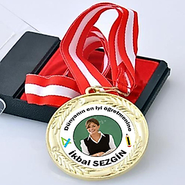 MİRACİX BS79 Gümüş Rengi Madalya Kişiye Özel