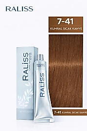 RALİSS SAÇ BOYASI 60 ML. (7-41 KUMRAL SICAK KAHVE)