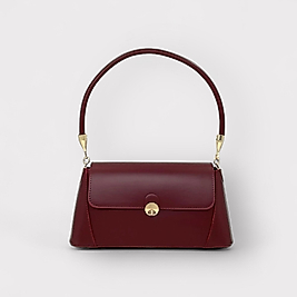 Aura Bordo Vintage Tasarım El ve Omuz Çantası