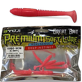 Ryuji Togo 5 cm Lrf Silikon Yem 10 Adet (Pembe)